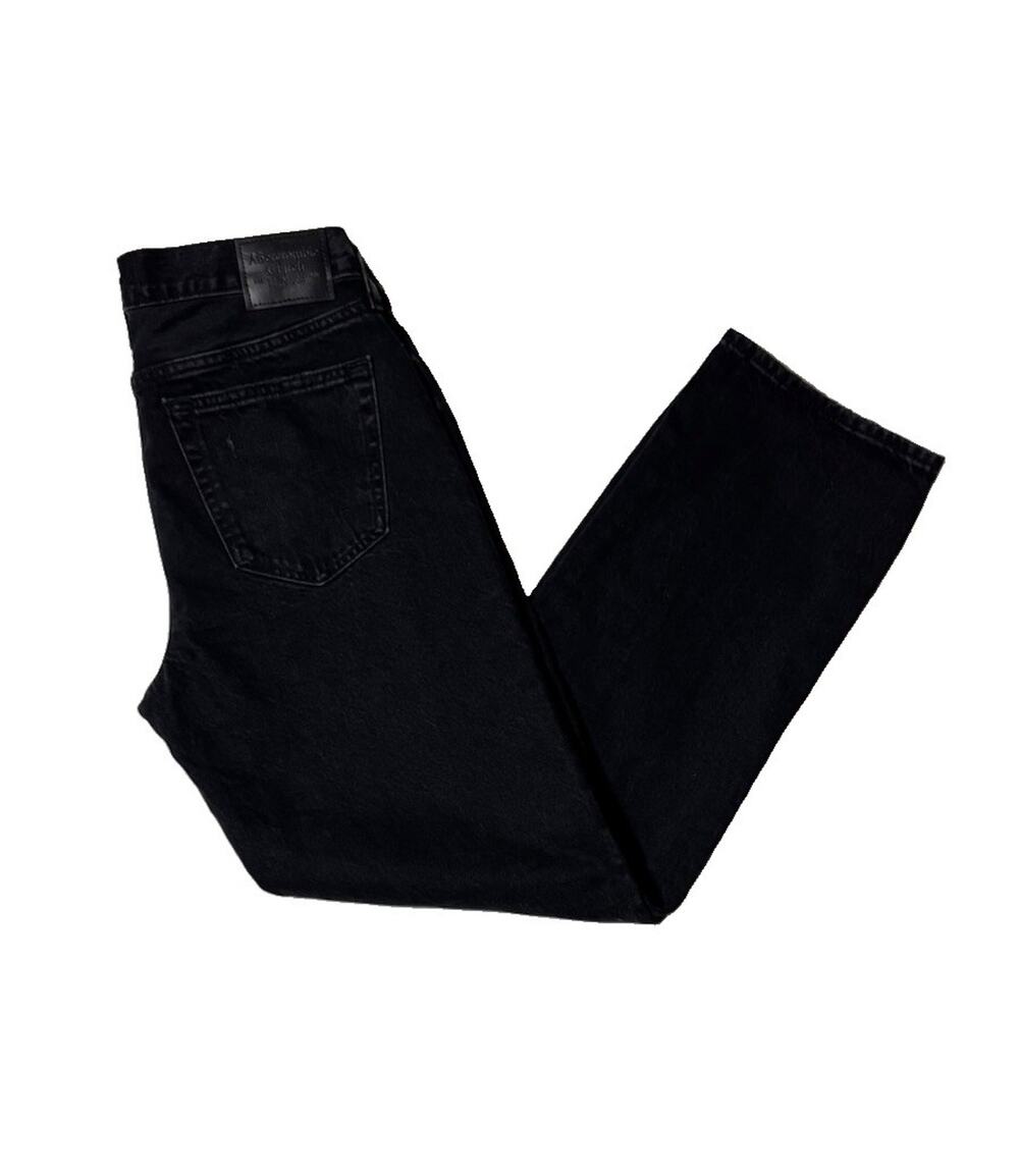 NWT Abercrombie & Fitch Men’s Relaxed Straight Black Jeans - Size 31x32